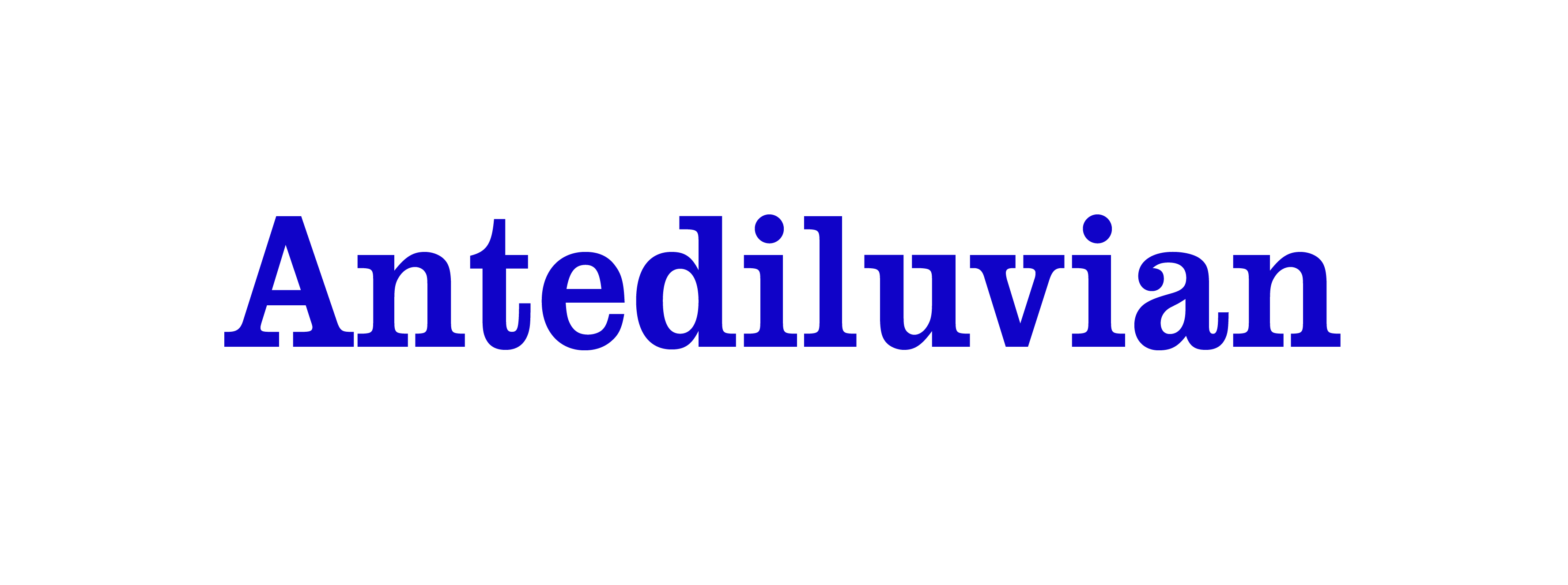 Antediluvian