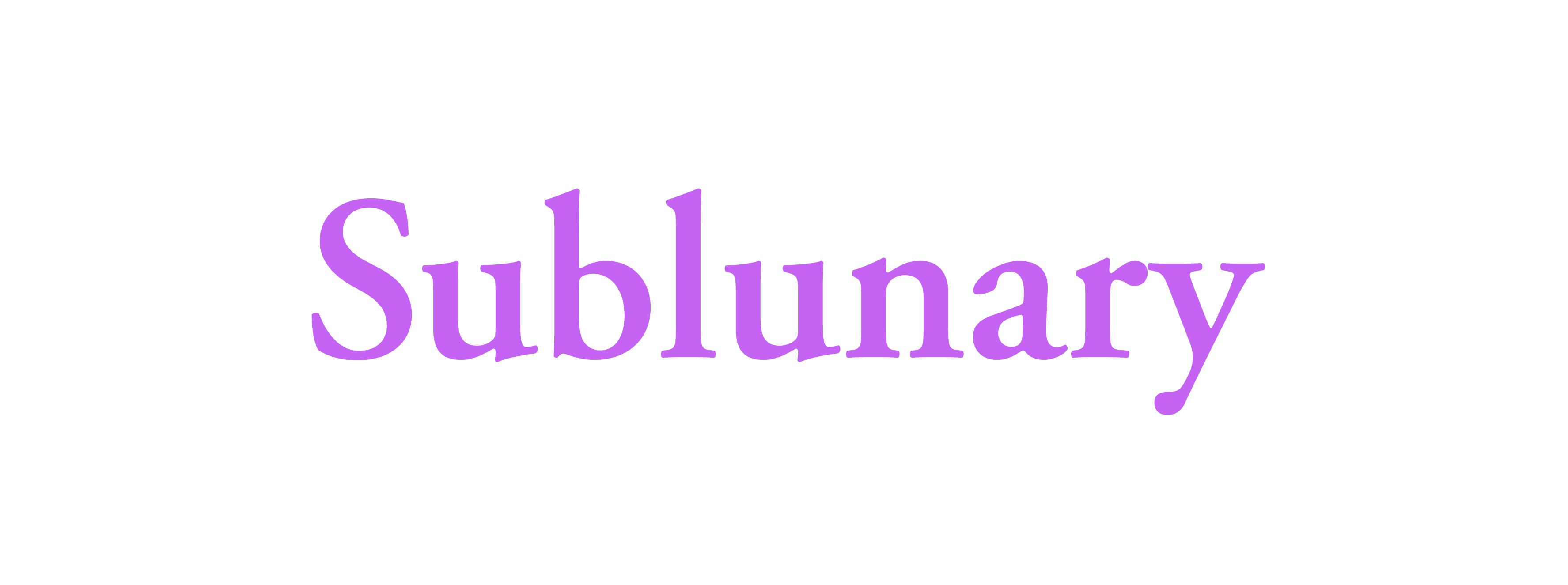 Sublunary