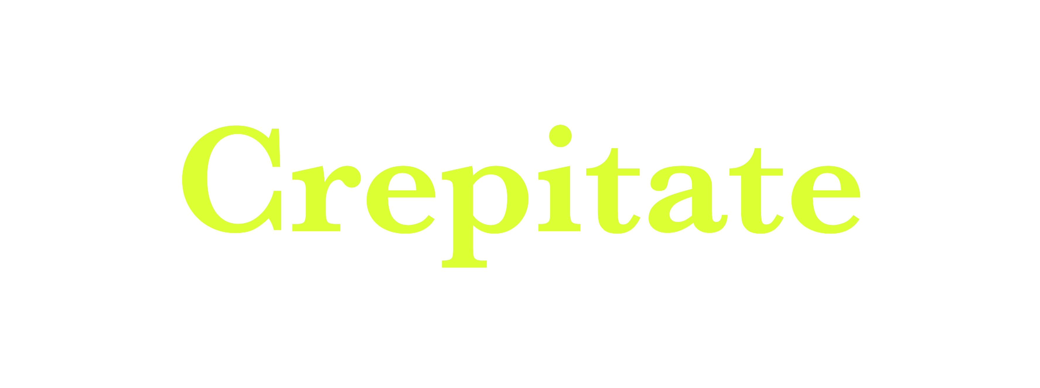 Crepitate