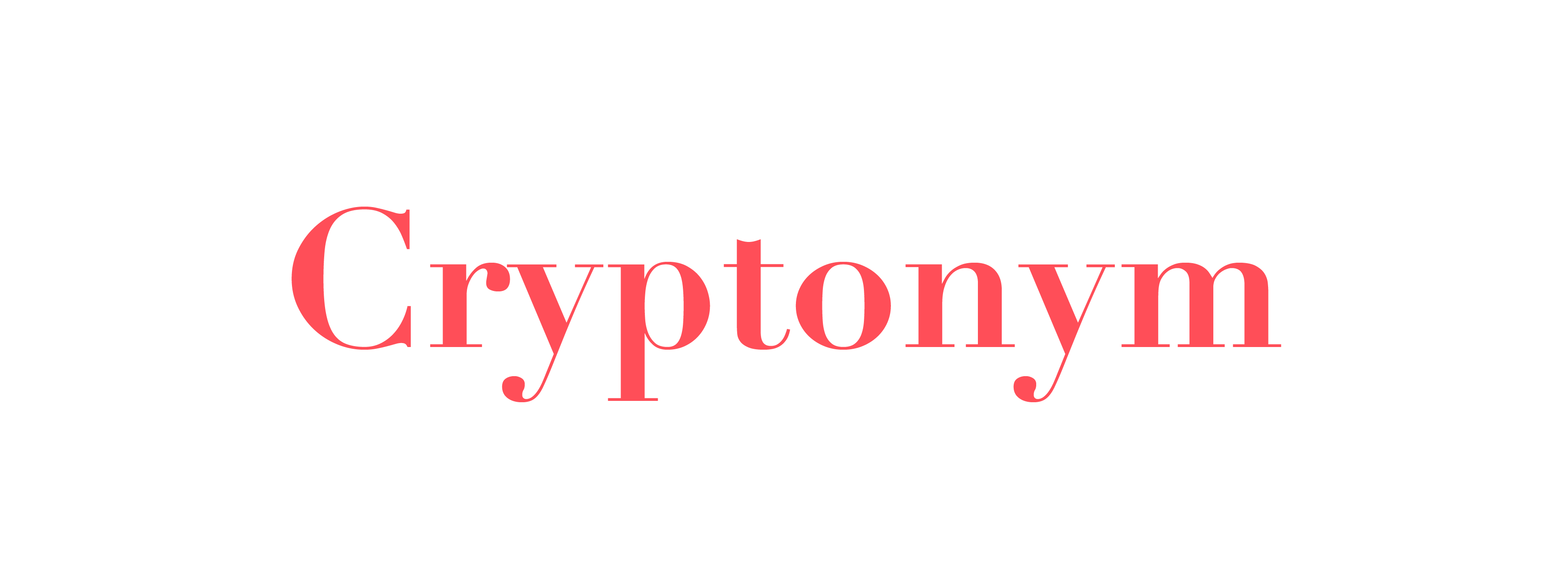 Cryptonym