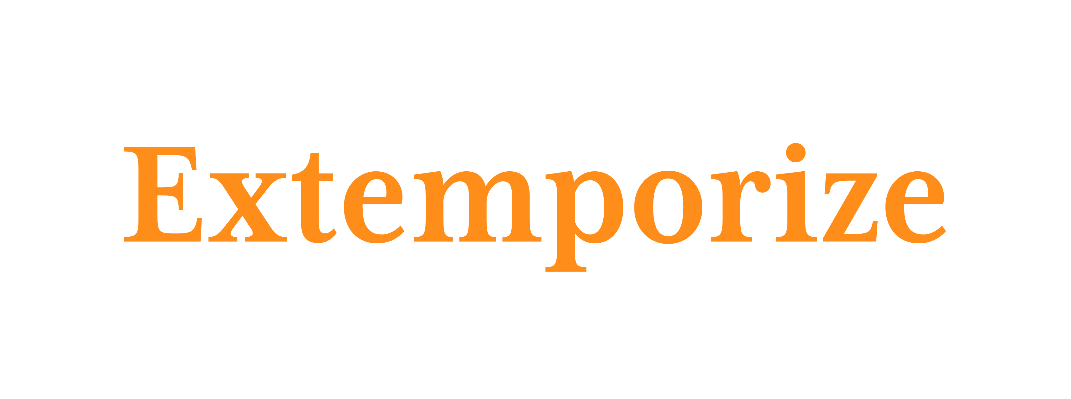 Extemporize