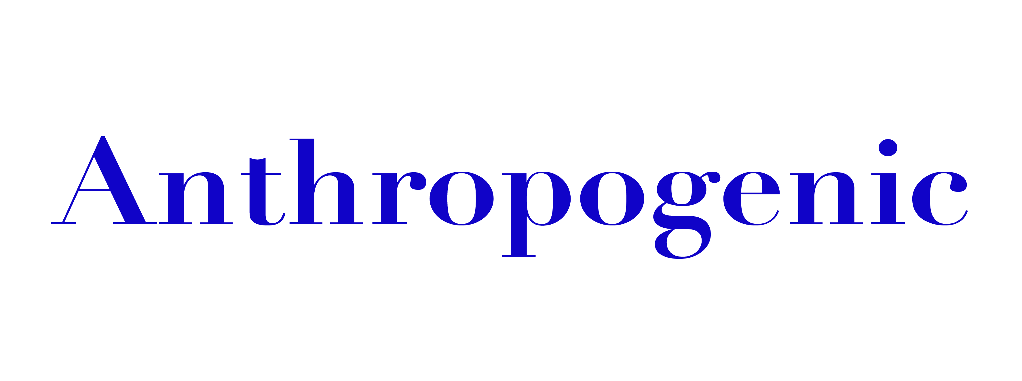 Anthropogenic