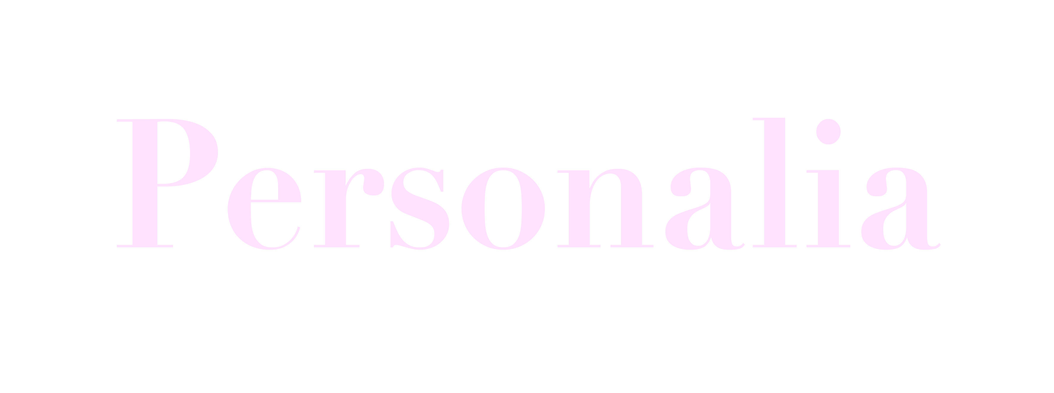 Personalia