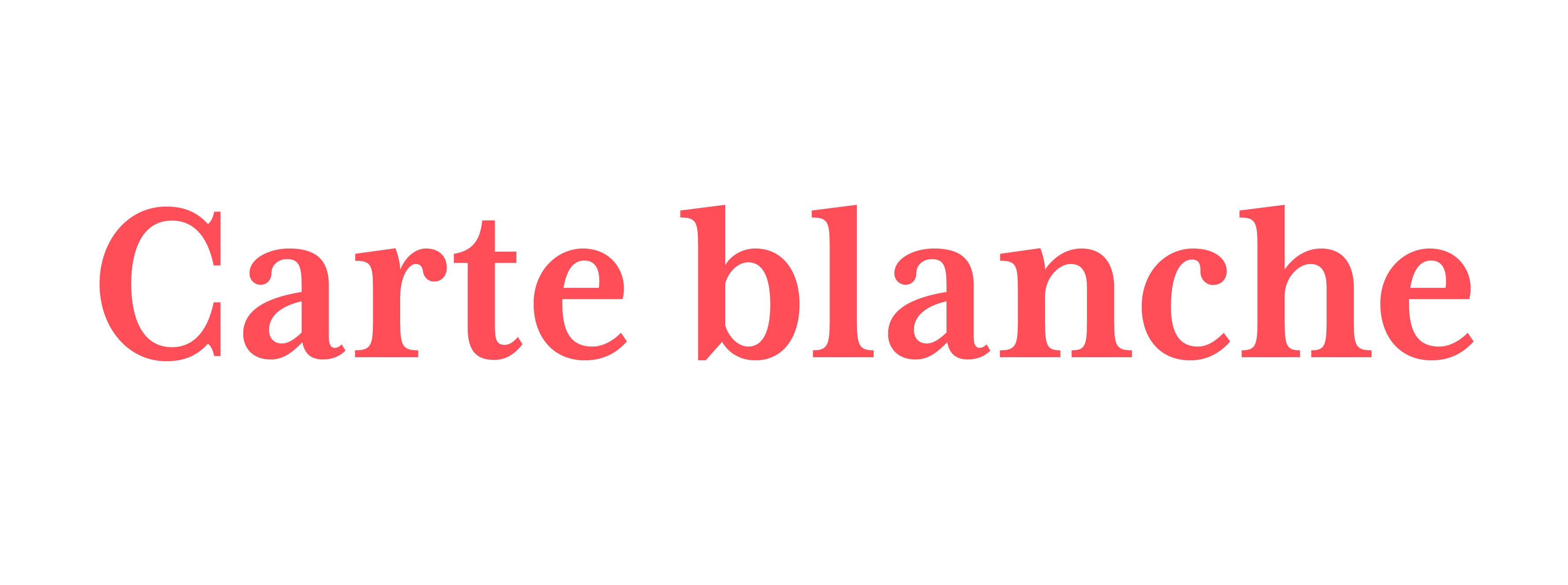 Carte blanche