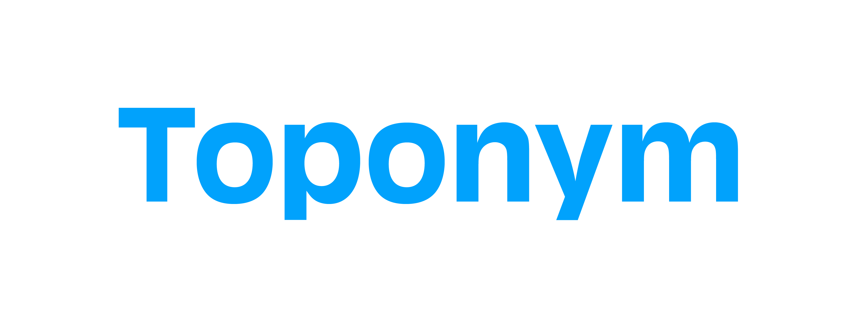 Toponym