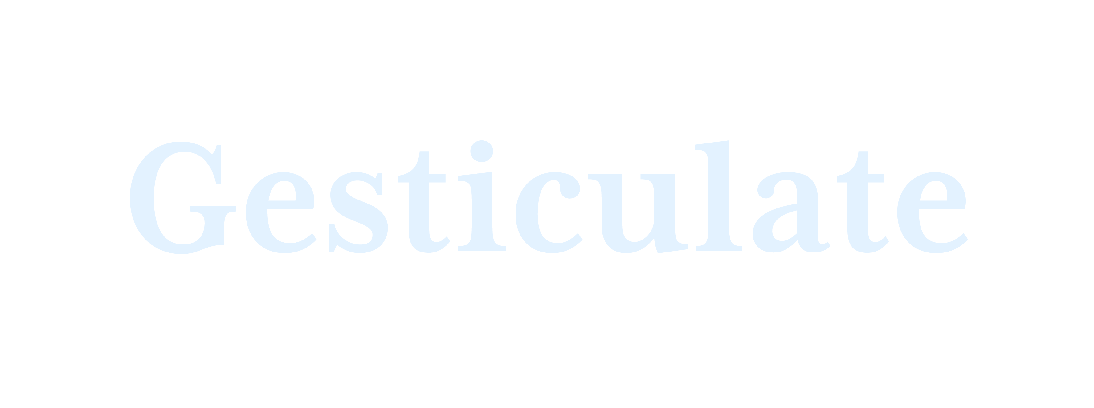 Gesticulate